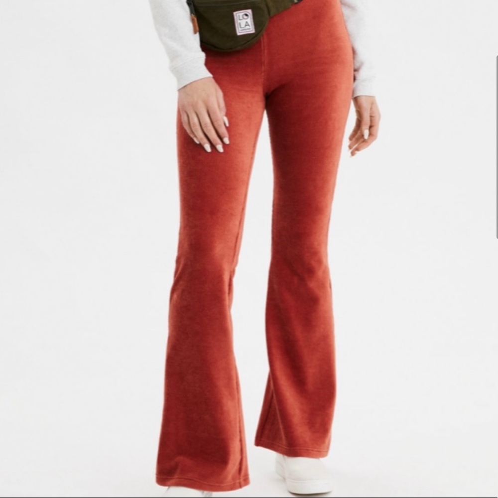 AE Super Hi-Rise Corduroy Flare Legging
